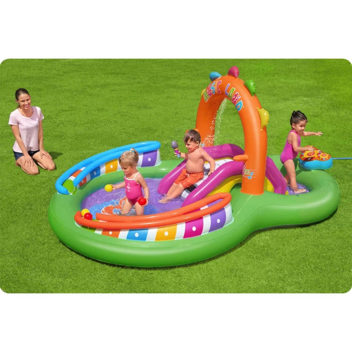 Надувний ігровий майданчик Sing N splash Bestway 53117 295x190x137 см