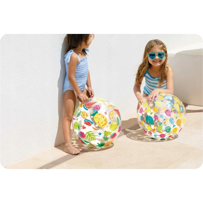 Мяч надувной пляжный INTEX 59040 Веселые рыбки, 51 см