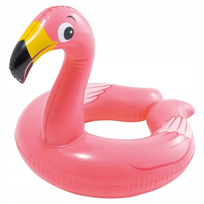 Коло надувне для плавання Intex 59220-flamingo Фламінго, 76 х 55 см