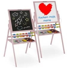 Крейдяна дошка магнітна поворотна Ricokids рожева