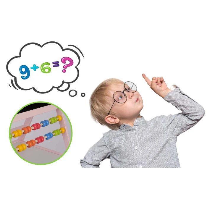 Меловая доска магнитная поворотная Ricokids розовая