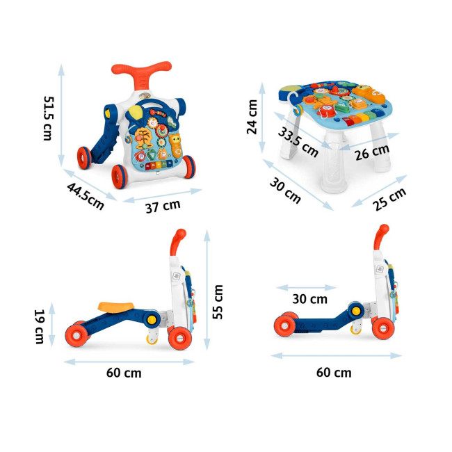 Каталка 4-в-1 интерактивная Ricokids