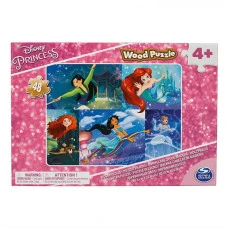 Пазл деревянный Spin Master Принцессы 20 x 23 см, 48 эл.