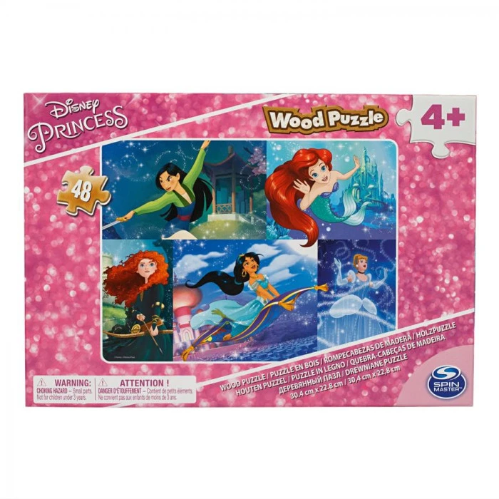 Пазл деревянный Spin Master Принцессы 20 x 23 см, 48 эл.