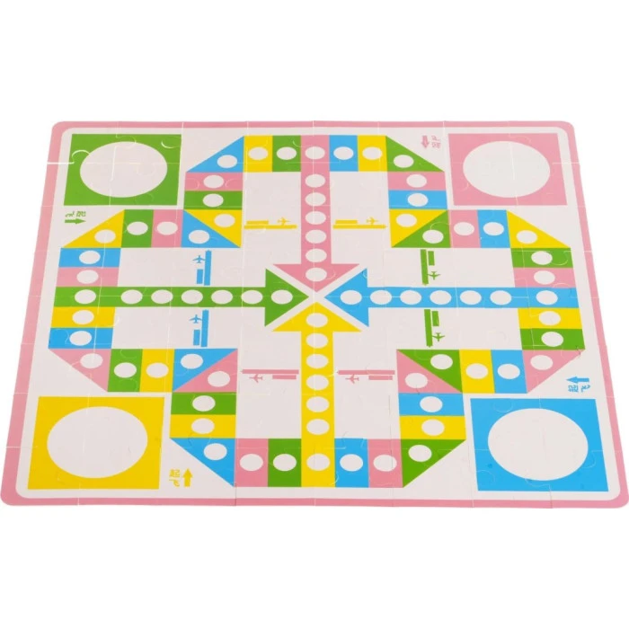 Детский деревянный набор кубиков Замок с рыцарями для детей 3+