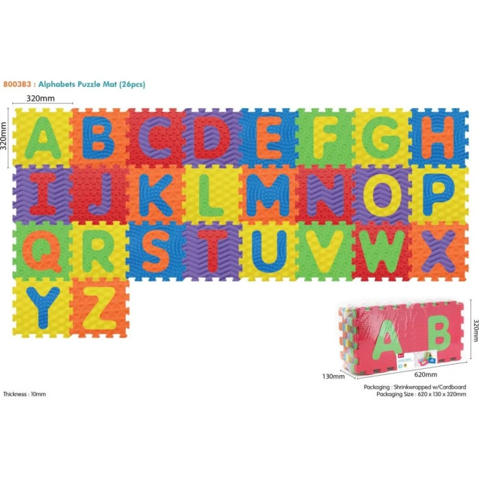 Сенсорний килимок із 26 алфавітними пазлами для дітей 10 м+