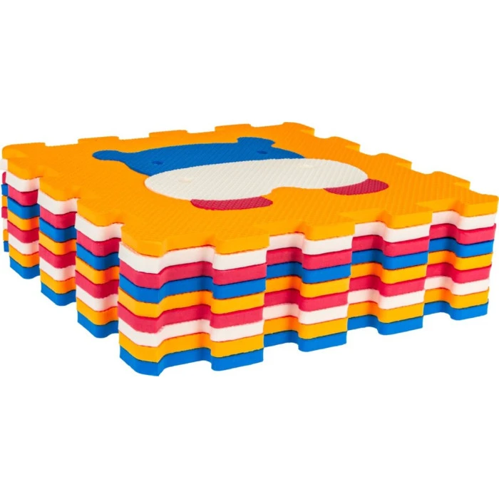 Килимок з 9 Пазлами Тварин для дітей 10м+