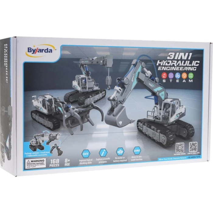 Детский конструктор машин для строительства 3в1 ZAU.GC0107