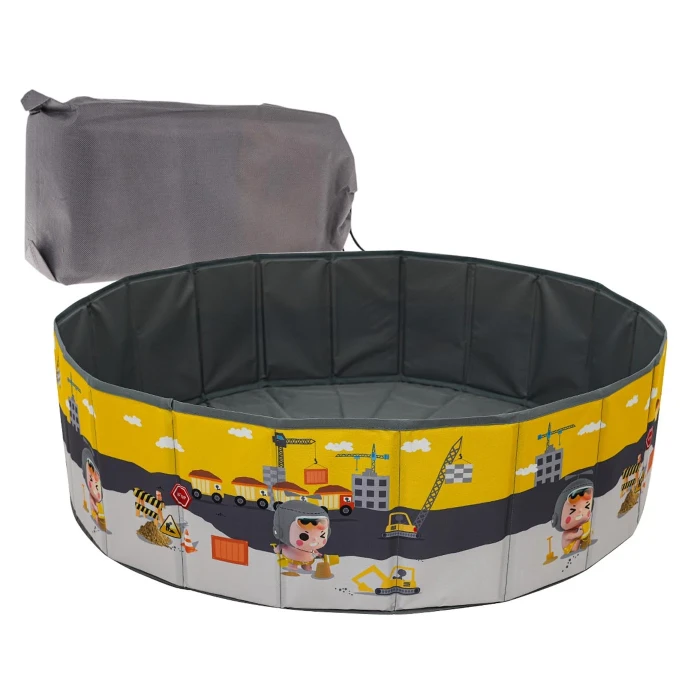 Дитячий манеж Ramiz Soft. Будівельний майданчик