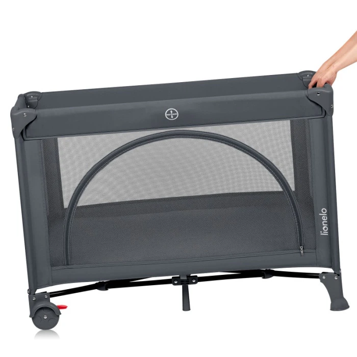 Ліжечко-манеж Lionelo LAURA GREY CONCRETE