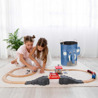 Корзина для игрушек Nukido голубой слоник