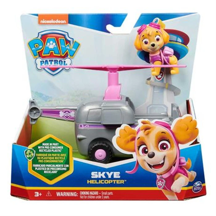 Игровой набор Paw Patrol Вертолет на колесах с водителем Скай (SM16775/9931)