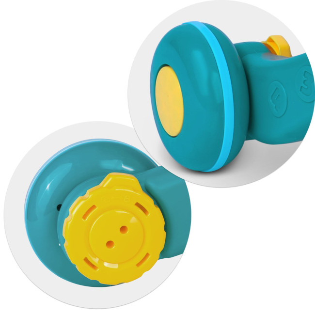 Каталка 3-в-1 интерактивная Ricokids бело-голубая