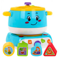 Детская интерактивная кастрюля с плитой + сортировщик