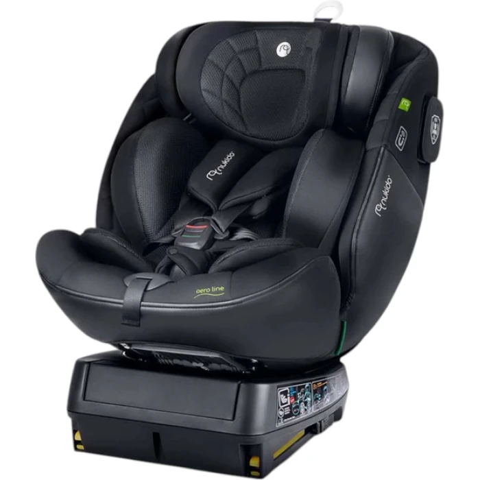 Автокрісло Nukido Aero Line ISOFIX 0-36 кг, чорне