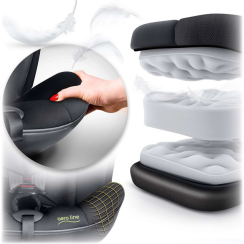 Автокрісло Nukido Aero Line ISOFIX 0-36 кг, чорне