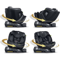 Автокрісло Nukido Aero Line ISOFIX 0-36 кг, чорне