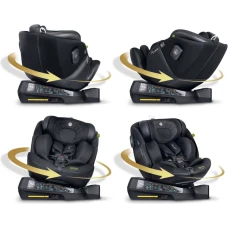 Автокрісло Nukido Aero Line ISOFIX 0-36 кг, чорне