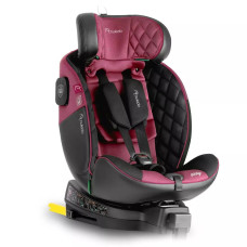 Автокресло Nukido Prestige Line ISOFIX 0-36 кг, черно-розовое.