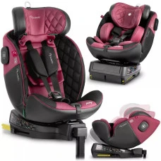 Автокрісло Nukido Prestige Line ISOFIX 0-36 кг, чорно-рожеве