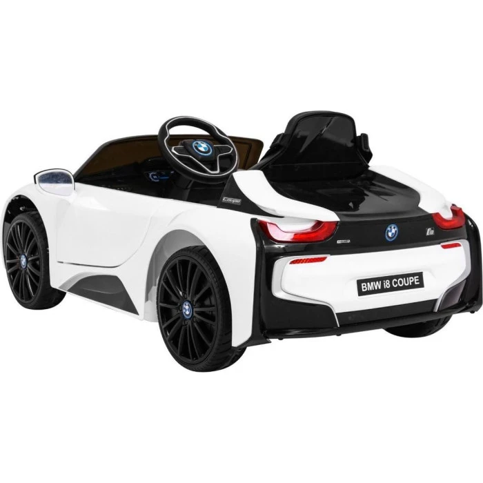Детская аккумуляторная машинка BMW I8 Lift Battery Car Белая