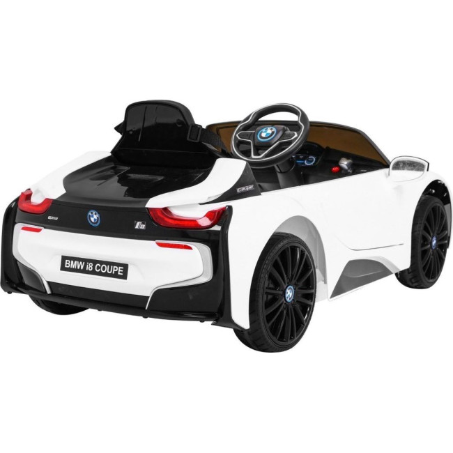 Дитяча акумуляторна машинка BMW I8 Lift Battery Car Біла