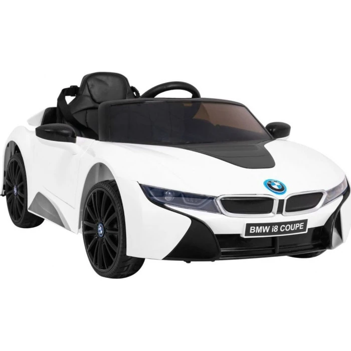 Детская аккумуляторная машинка BMW I8 Lift Battery Car Белая