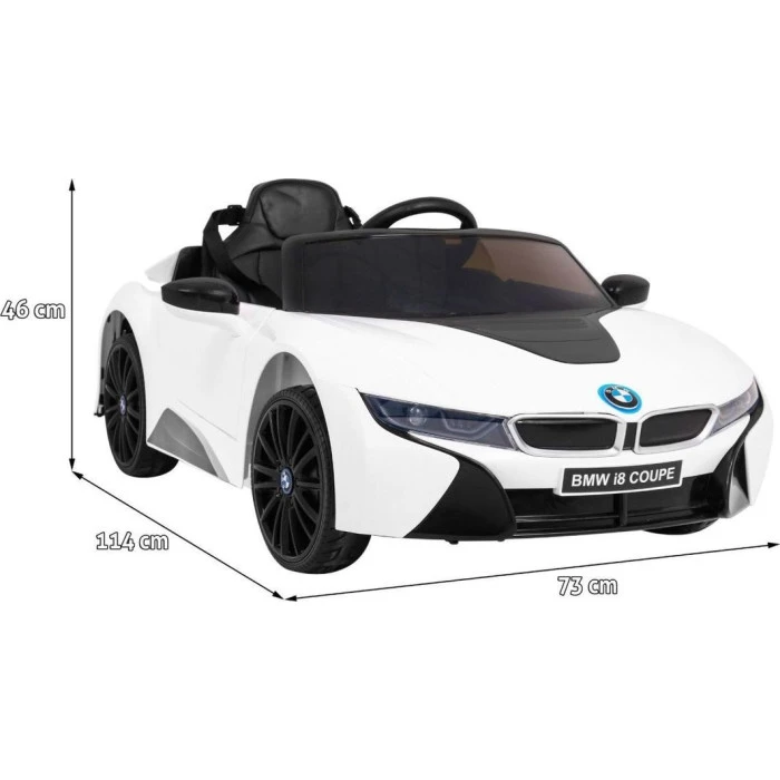 Детская аккумуляторная машинка BMW I8 Lift Battery Car Белая
