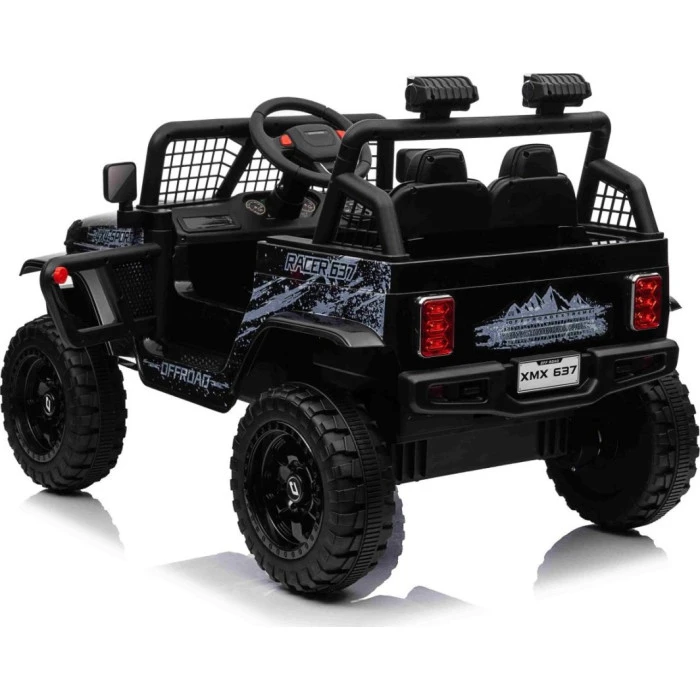 Дитячий акумуляторний позашляховик 4х4 СПОРТИВНИЙ чорний