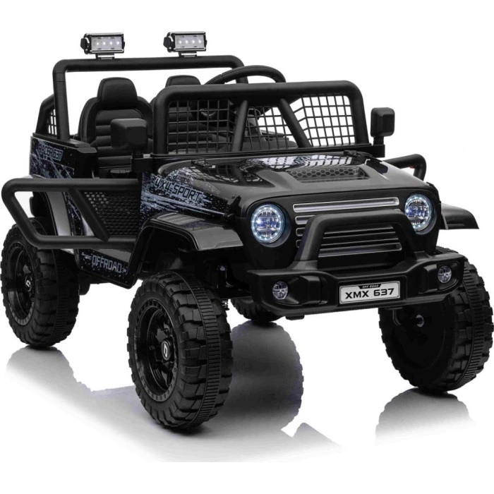 Дитячий акумуляторний позашляховик 4х4 СПОРТИВНИЙ чорний