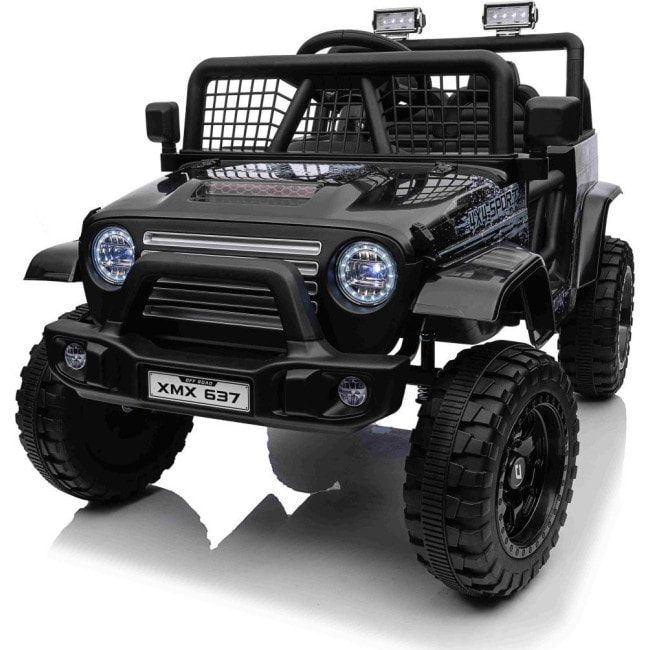 Детский аккумуляторный внедорожник 4х4 СПОРТИВНЫЙ черный