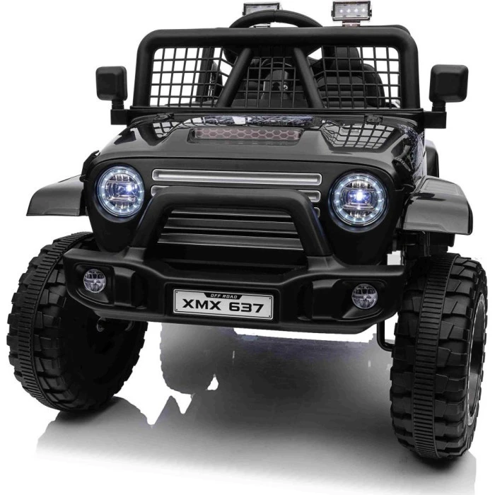 Дитячий акумуляторний позашляховик 4х4 СПОРТИВНИЙ чорний