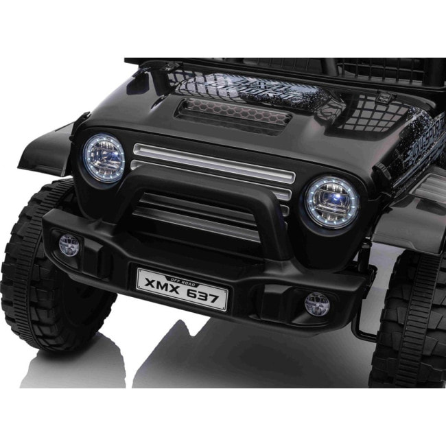 Детский аккумуляторный внедорожник 4х4 СПОРТИВНЫЙ черный