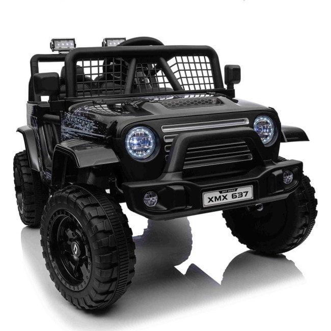 Детский аккумуляторный внедорожник 4х4 СПОРТИВНЫЙ черный