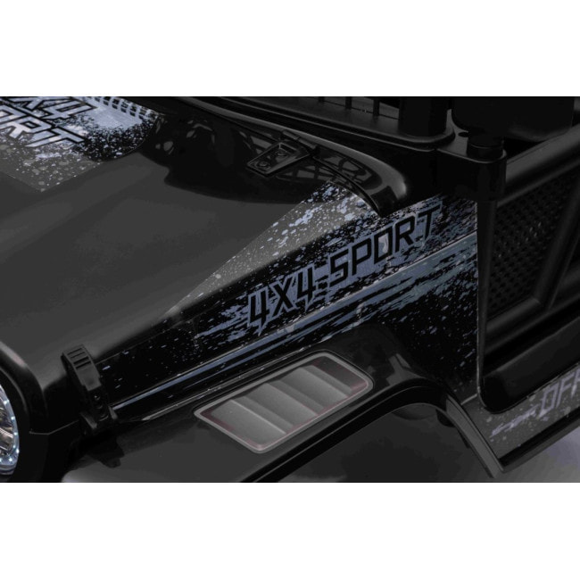 Детский аккумуляторный внедорожник 4х4 СПОРТИВНЫЙ черный