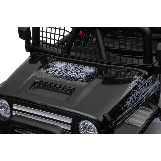 Детский аккумуляторный внедорожник 4х4 СПОРТИВНЫЙ черный