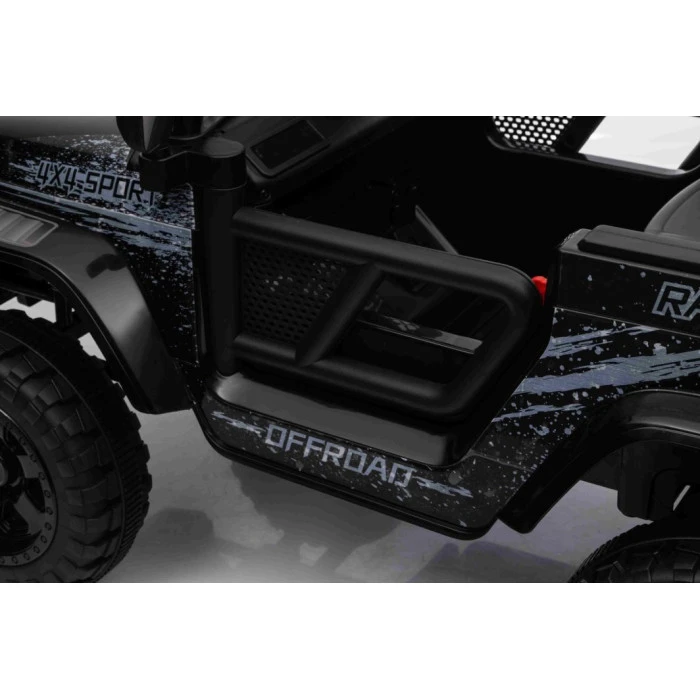 Дитячий акумуляторний позашляховик 4х4 СПОРТИВНИЙ чорний