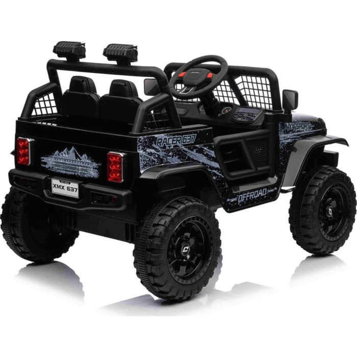 Дитячий акумуляторний позашляховик 4х4 СПОРТИВНИЙ чорний