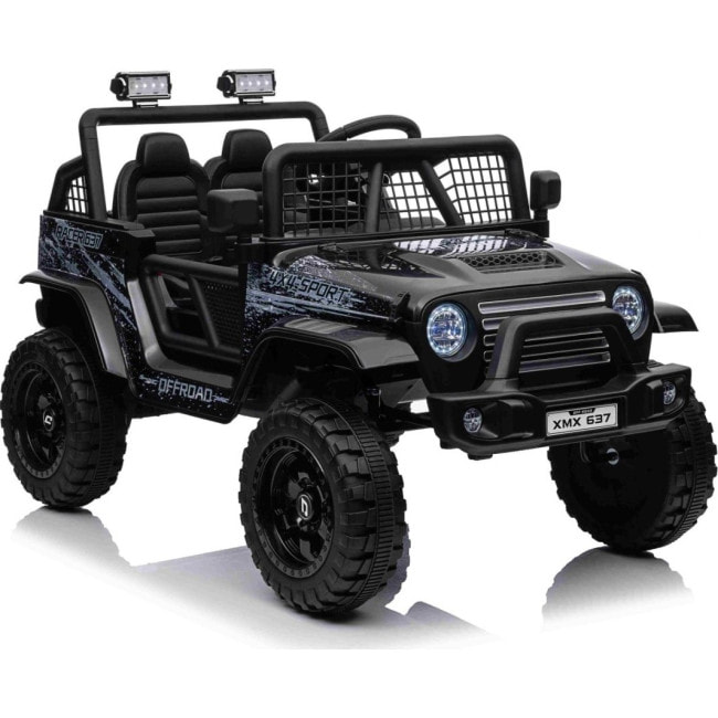Детский аккумуляторный внедорожник 4х4 СПОРТИВНЫЙ черный