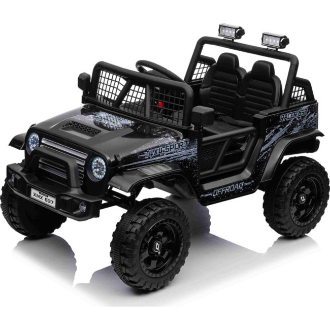 Детский аккумуляторный внедорожник 4х4 СПОРТИВНЫЙ черный