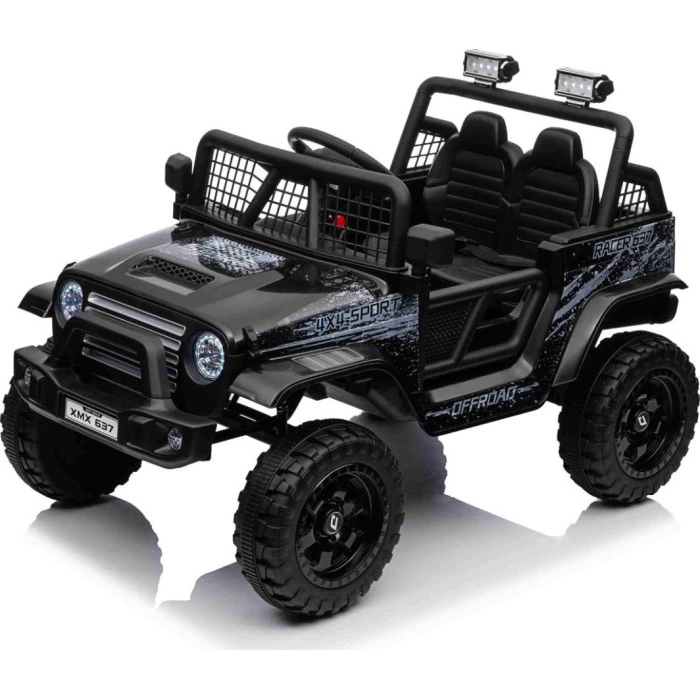 Дитячий акумуляторний позашляховик 4х4 СПОРТИВНИЙ чорний