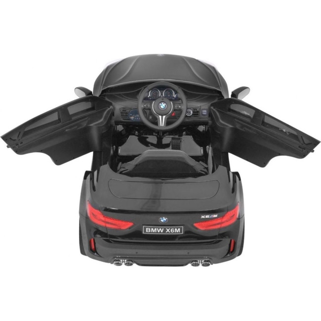Дитяча акумуляторна машинка BMW X6M Чорна