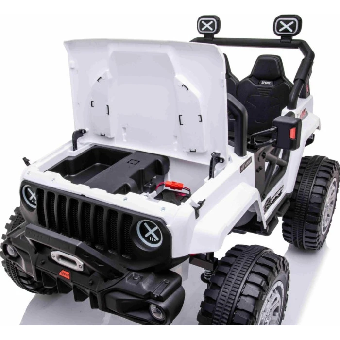 Дитячий акумуляторний позашляховик OFF ROAD Білий