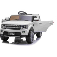 Детская аккумуляторная машинка Land Rover Discovery Белая