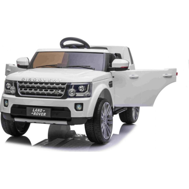 Детская аккумуляторная машинка Land Rover Discovery Белая