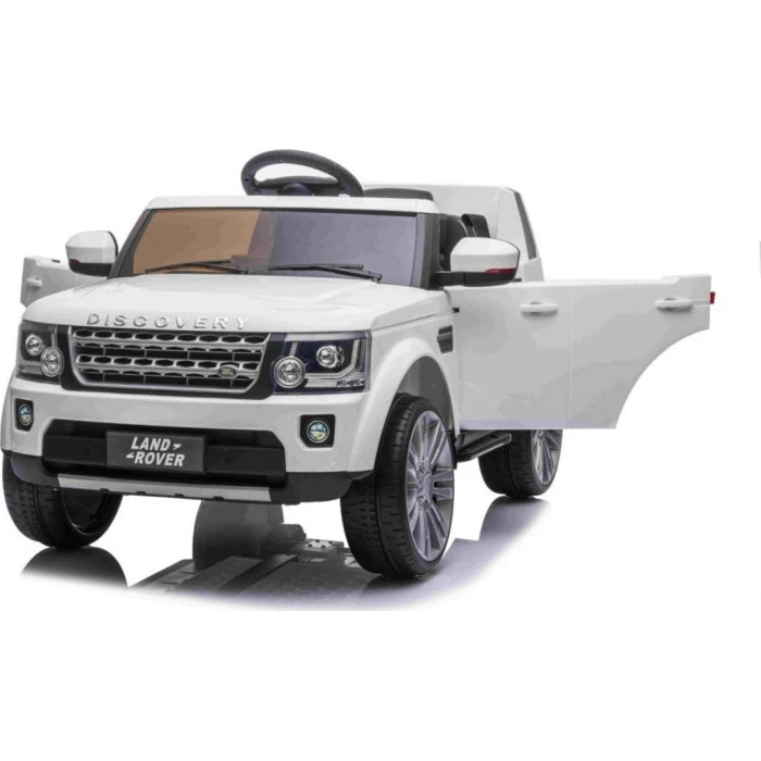 Дитяча акумуляторна машинка Land Rover Discovery Біла