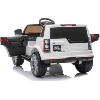 Детская аккумуляторная машинка Land Rover Discovery Белая