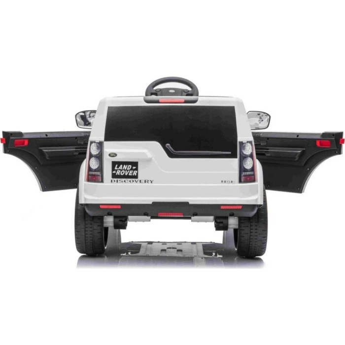 Дитяча акумуляторна машинка Land Rover Discovery Біла