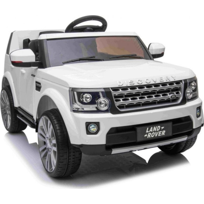 Детская аккумуляторная машинка Land Rover Discovery Белая