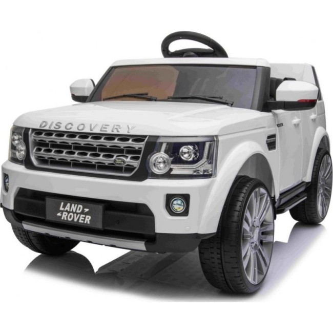 Детская аккумуляторная машинка Land Rover Discovery Белая